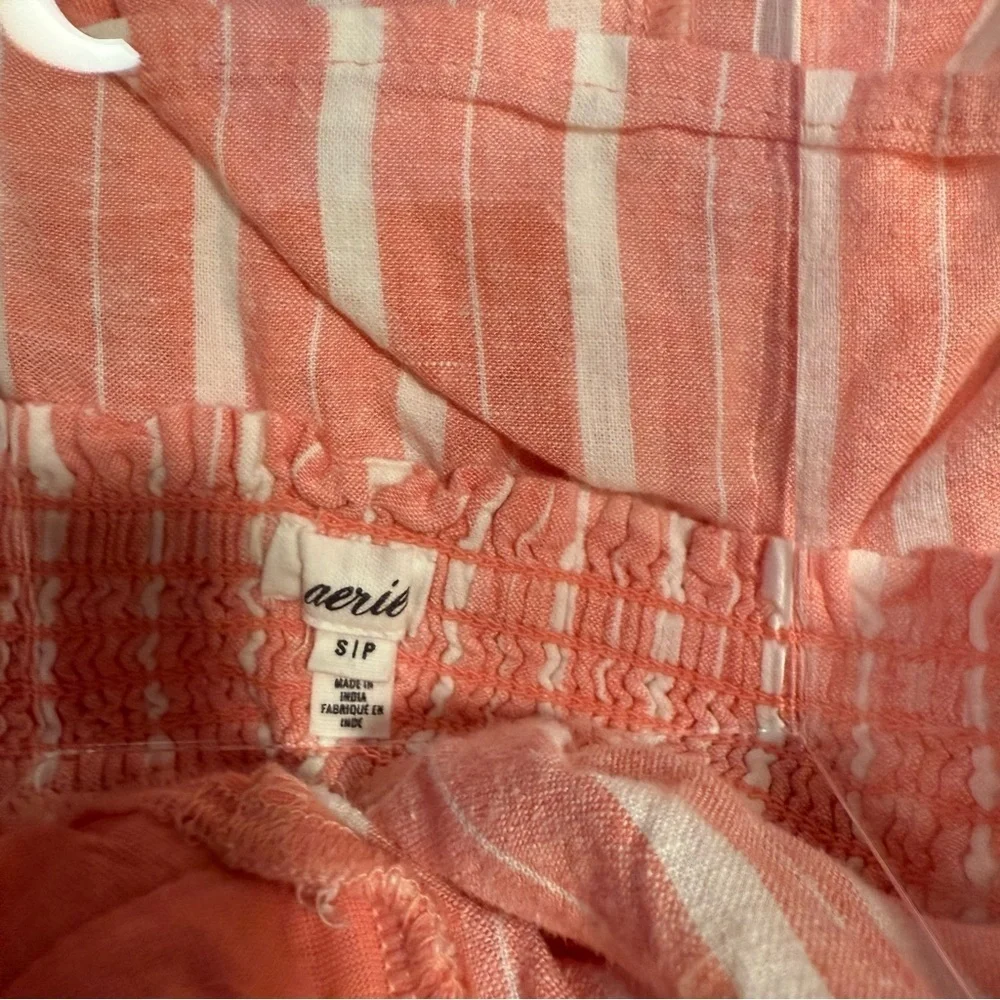 EUC Aerie Linen Blend High Waisted Short - Picture 5 of 6